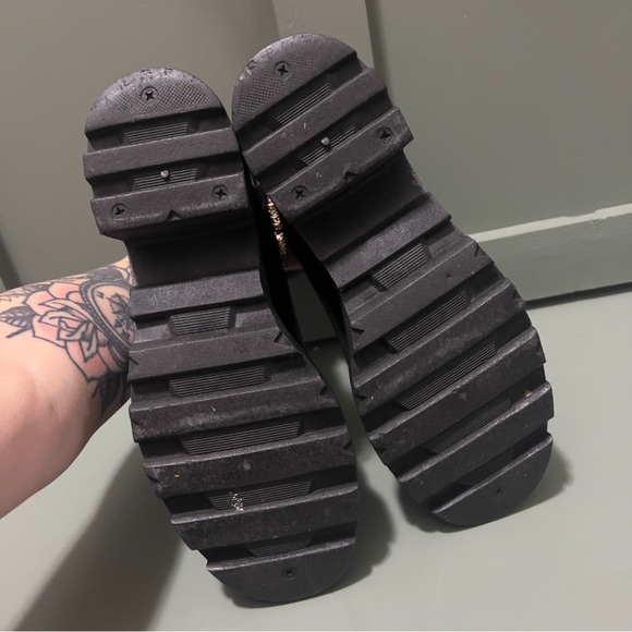 SUGAR Black Chelsea Boots with optional Rhinestone Embellishments size 8 - Picture 6 of 8